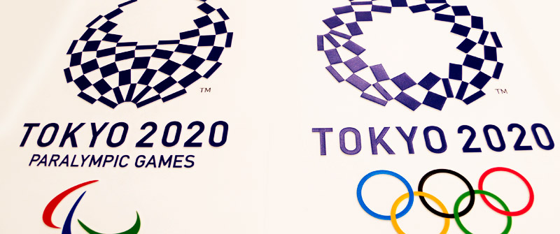 【写真の説明】東京2020大会エンブレム
